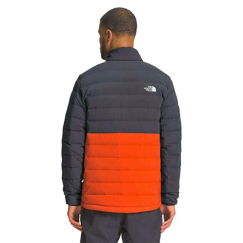 The North Face Belleview Puffer Jacket Men's 2XL Black Packable Zip Up UPS1140